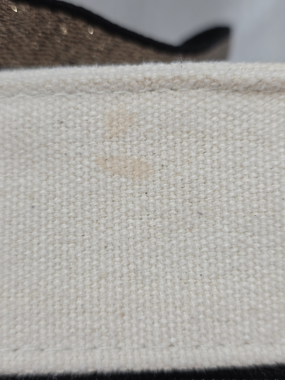 Victoria's Secret Cream and Gold Canvas Tote Bag - Picture 11 of 15